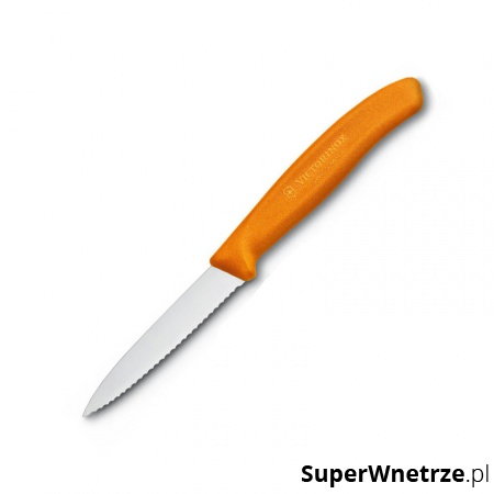 Nóż ząbkowany 19cm Victorinox pomarańczowy kod: 6.7636.L119