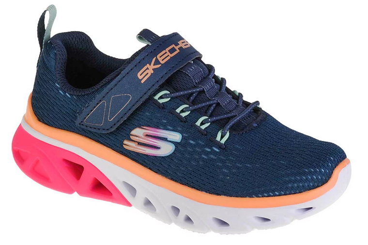 Skechers Glide-Step Sport 302472L-NVPK, Dla dziewczynki, Granatowe, buty sneakers, tkanina, rozmiar: 32