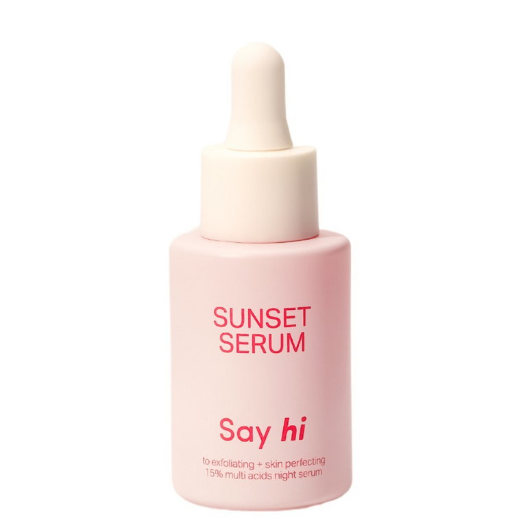 Say Hi Sunset 15% kwasów - Serum Złuszczająco-stymulujące serum na noc 15% kwasów 30ml