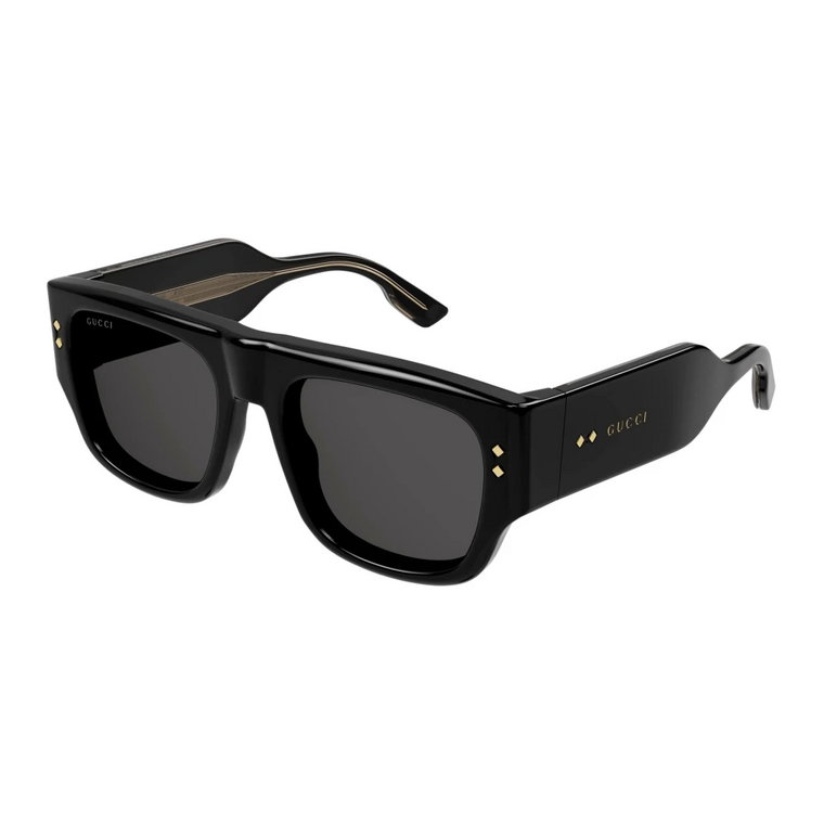 Gg1262S 001 Czarne Szare Okulary przeciwsłoneczne Gucci