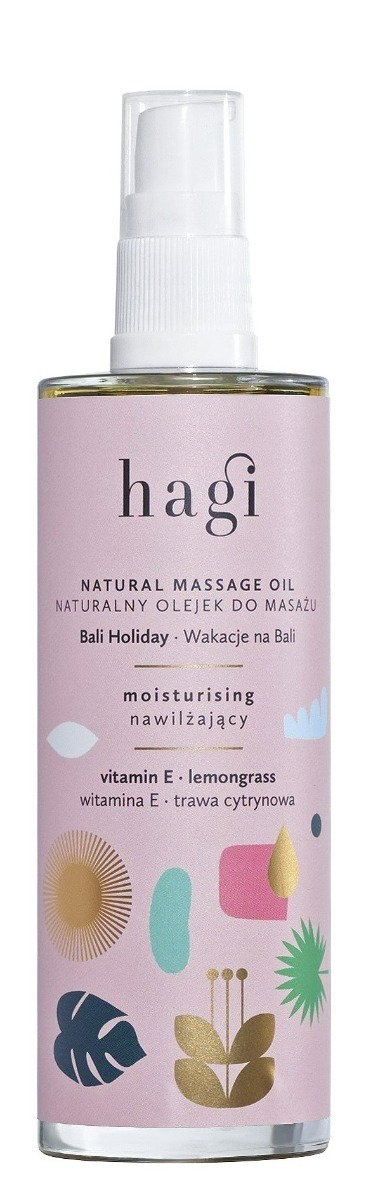 Hagi - Naturalny Olejek do masażu Wakacje na Bali 100 ml