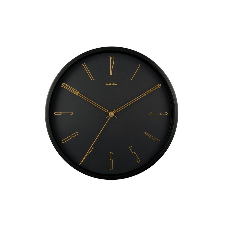 Karlsson 5898BK Designerski zegar ścienny, 35  cm