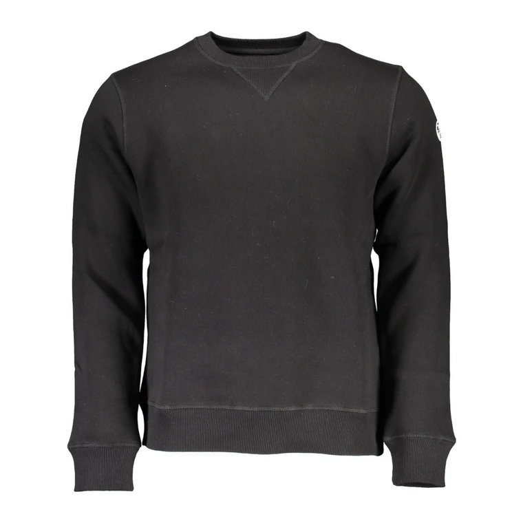 Czarny bawełniany sweter z logo North Sails