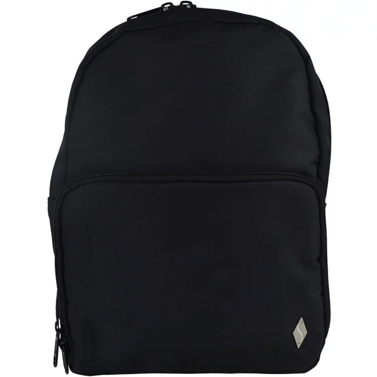 Skechers Jetsetter Backpack SKCH6887-BLK, Damskie, Czarne, plecaki, poliester, rozmiar: One size