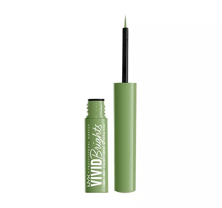 NYX PROFESSIONAL MAKEUP VIVID BRIGHTS EYELINER W PŁYNIE 02 GHOSTED GREEN 2ML