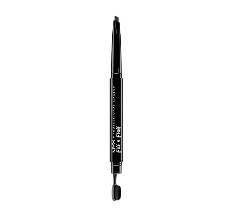 NYX PROFESSIONAL MAKEUP FILL & FLUFF KREDKA DO WYPEŁNIANIA BRWI 08 BLACK 0,2G