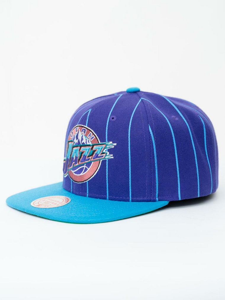 Czapka Snapback Utah Jazz NBA Fioletowa Mitchell & Ness Team Pin