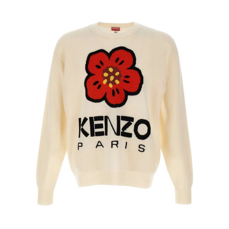 Białe Swetry od Kenzo Paris Kenzo