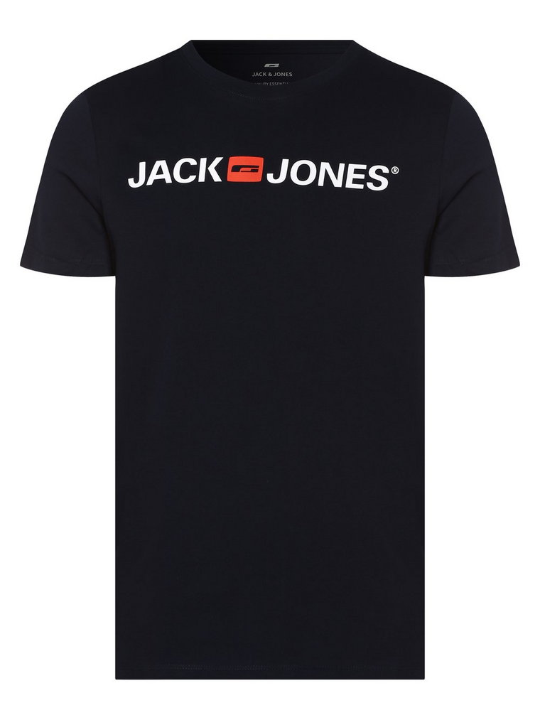 Jack & Jones - T-shirt męski  JJECorp, niebieski