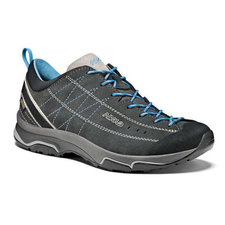 Damskie buty podejściowe Asolo NUCLEON GV ML graphite/silver/cyan blue - 6