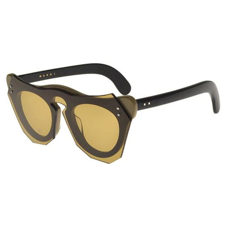 Czarne/Jasnobrązowe Okulary przeciwsłoneczne Me612S Marni