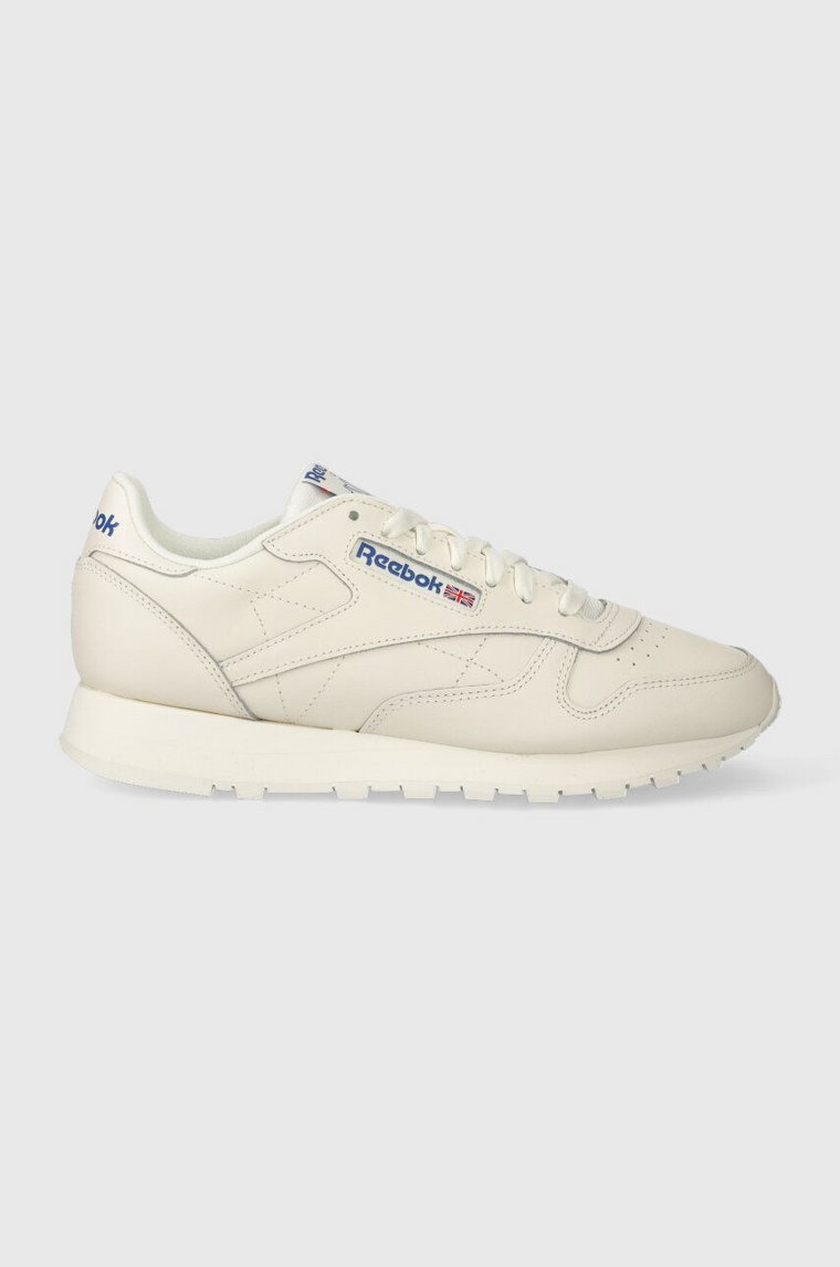 Reebok Classic sneakersy skórzane CLASSIC LEATHER kolor beżowy