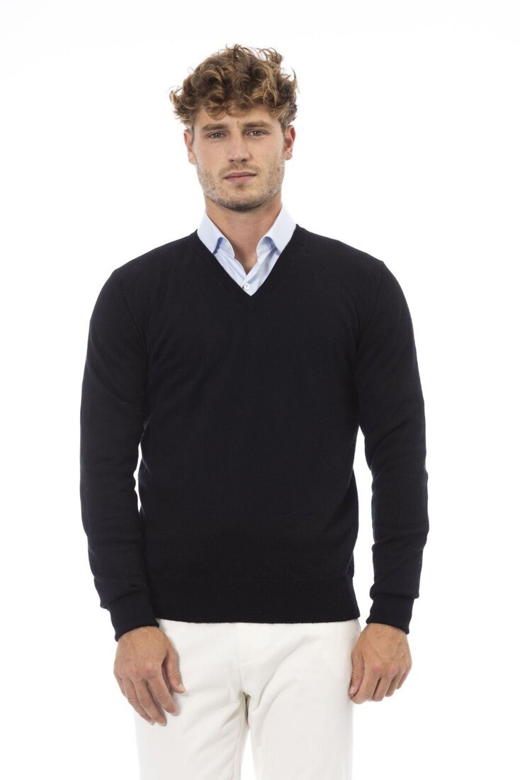 Swetry marki Alpha Studio model AU5491AE kolor Czarny. Odzież męska. Sezon: