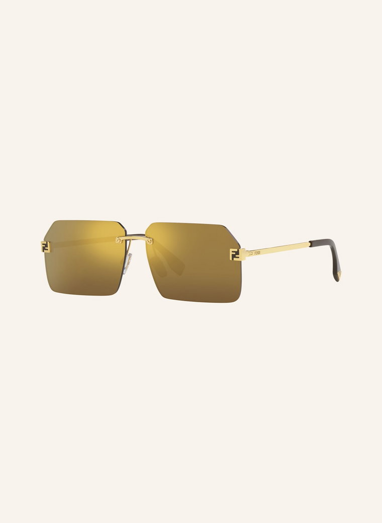 Fendi Okulary Przeciwsłoneczne fn000721 Fendi Sky gold