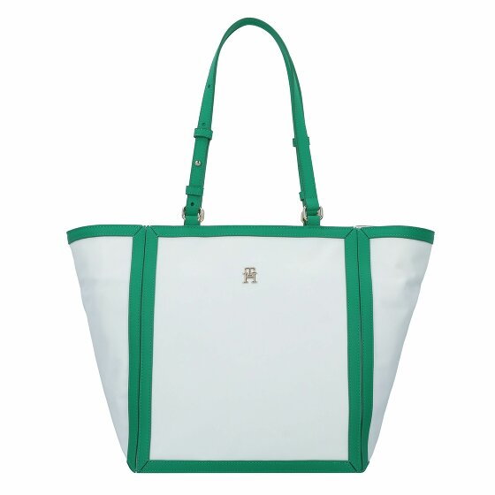 Tommy Hilfiger TH Essential Shopper Bag 26 cm ecru-olympic green