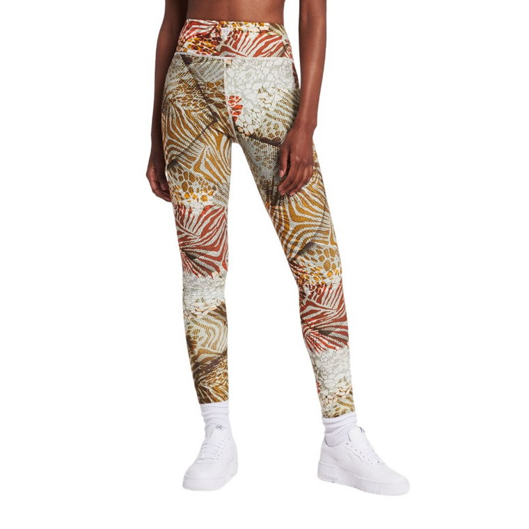 Legginsy damskie Guess Carmel sportowe wzorzyste-L