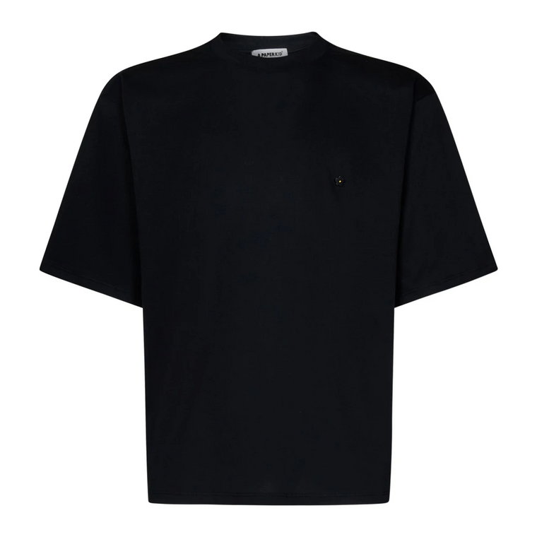 Czarne koszulki i pola z logo Pin A Paper Kid