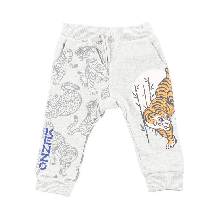 Spodnie dresowe z nadrukiem tygrysa dla chłopców Kenzo