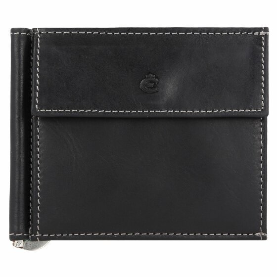 Esquire Dallas Money Badge Leather 11 cm schwarz