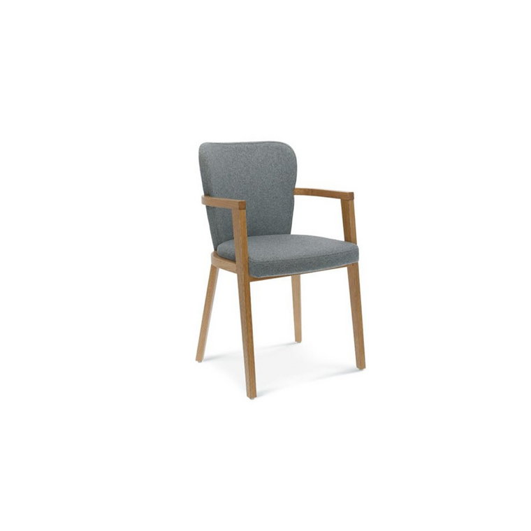 Krzesło z podłokietnikami Fameg Lava CATC buk standard