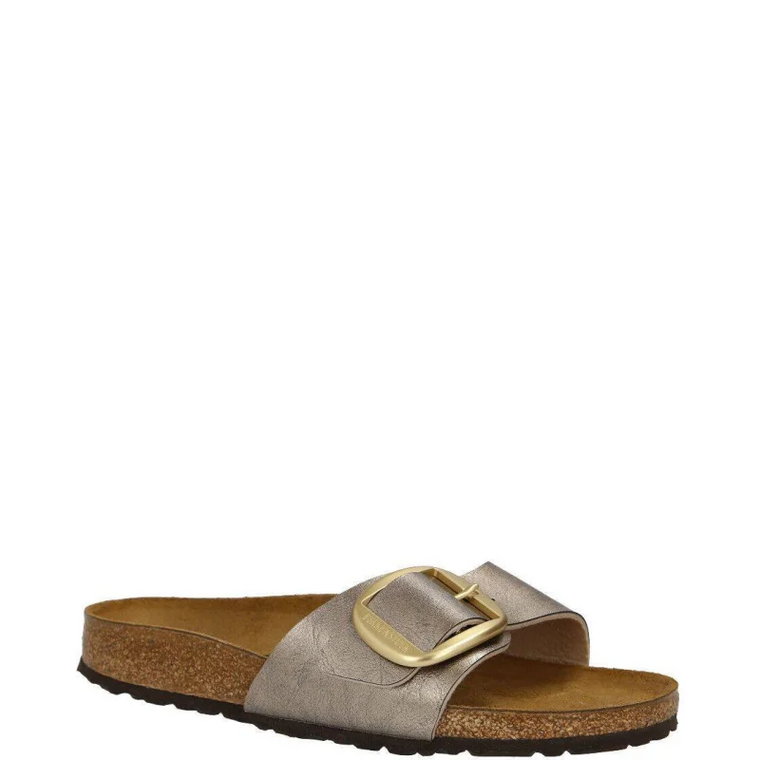 Birkenstock Klapki Madrid | z dodatkiem skóry