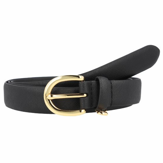 Lauren Ralph Lauren Pas Skórzany black 75 cm