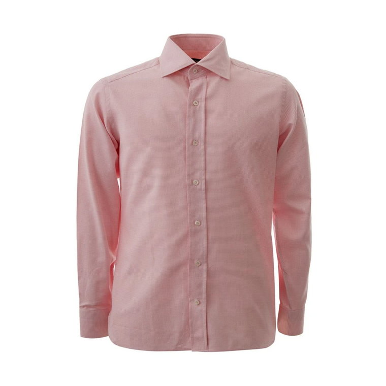 Różowa Koszula Regular Fit Tom Ford