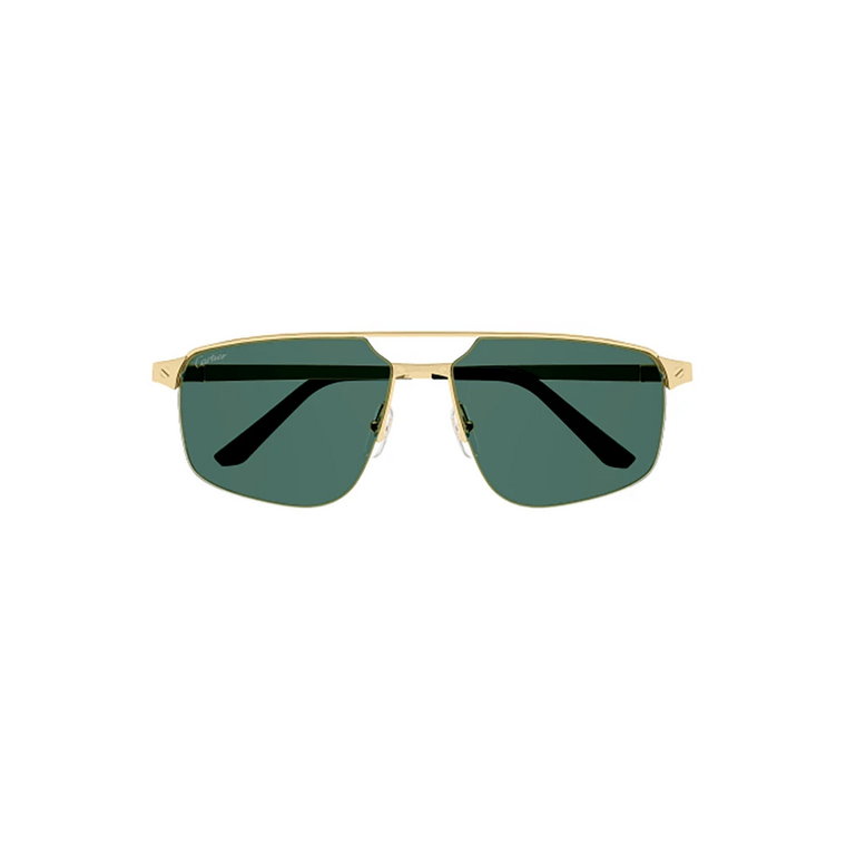 Metalowe okulary przeciwsłoneczne Ss23 dla kobiet Cartier