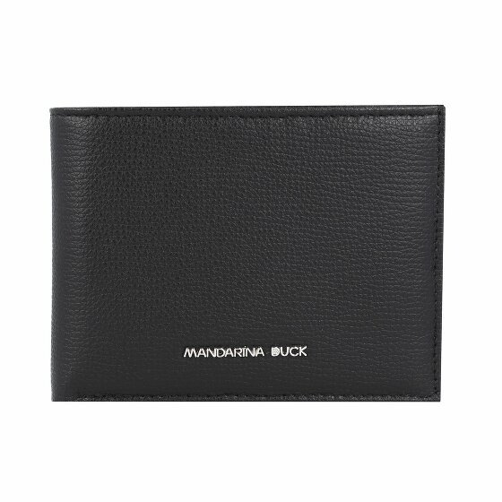 Mandarina Duck Mellow Portfel Ochrona RFID Skórzany 13 cm nero