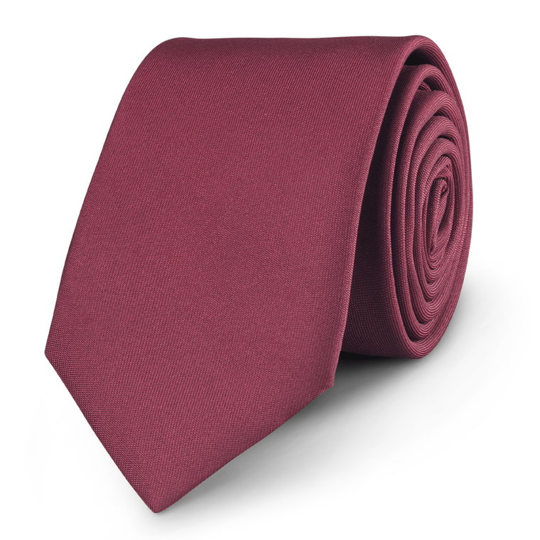 Krawat Plain Bordo