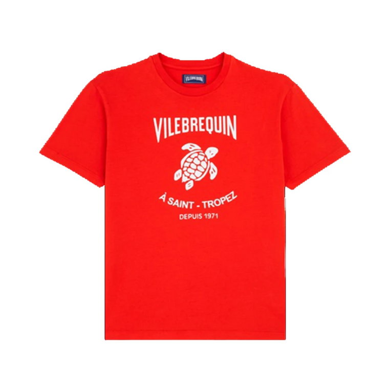 Czerwone T-shirty i Pola Vilebrequin