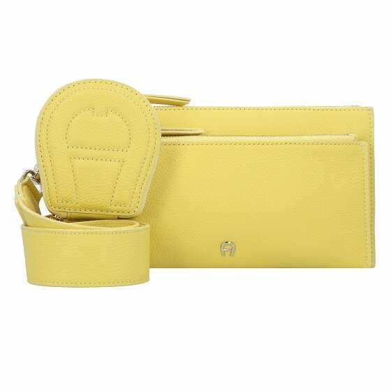 AIGNER Isa Torba na ramię Skórzany 24 cm garbanzo yellow