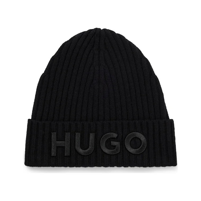 HUGO Wełniana czapka Unisex-X565-6