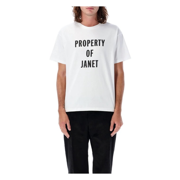 Janet Tee - Biała koszulka męska Bode