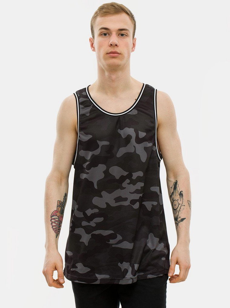 Camo Mesh Tanktop Dark Camo TB2065