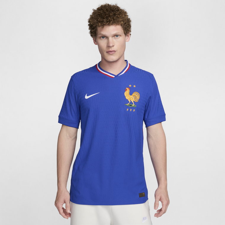 Męska koszulka piłkarska Nike Dri-FIT ADV Authentic FFF (drużyna męska) Match 2024/25 (wersja domowa) - Niebieski