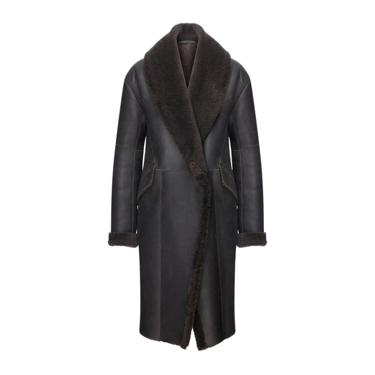 Murielle - Brown Bitter Shearling Coat VSP