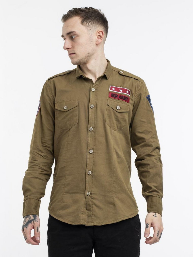 NGR Army LS Shirt Brown