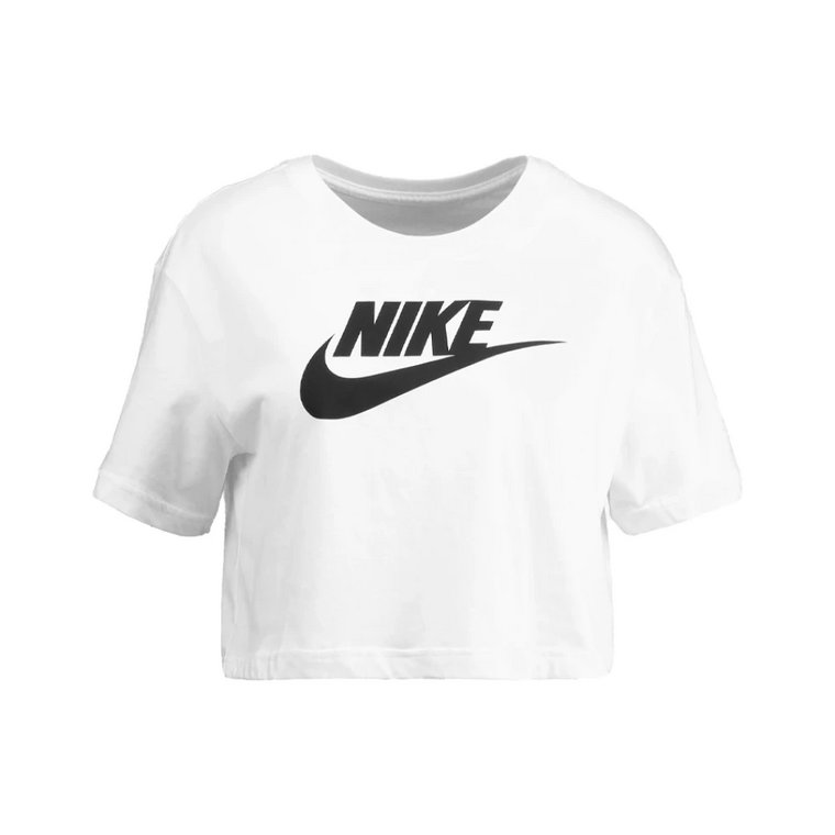 Podstawowy Biały Bawełniany T-shirt Nike