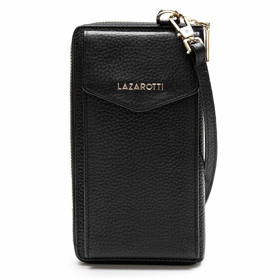 Lazarotti Bologna Leather Etui na telefon komórkowy Skórzany 11 cm black