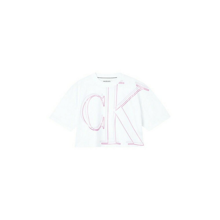Illuminated CK Crop TEE Calvin Klein Jeans