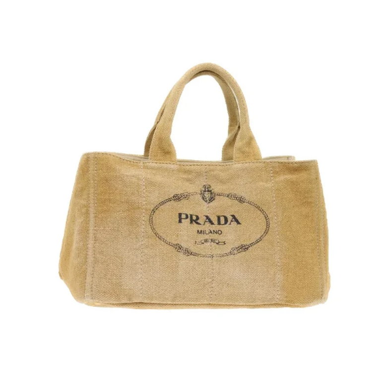 Pre-owned Canvas handbags Prada Vintage