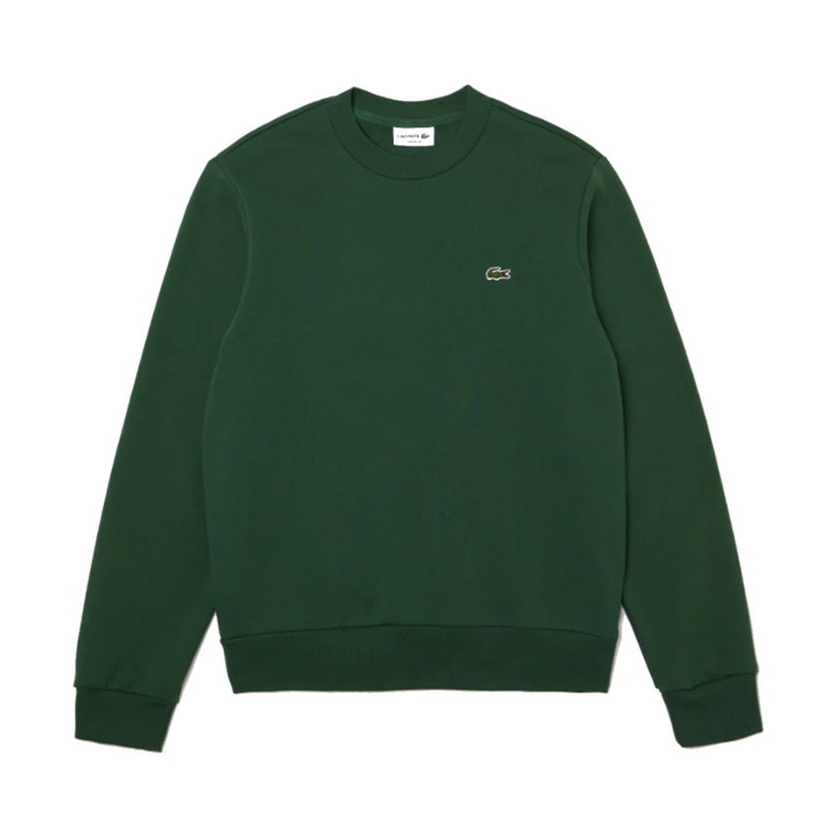 Zielony Sweter z Logo Lacoste