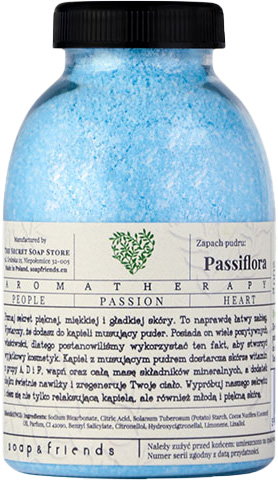 Puder do kąpieli Soap and Friends Aromatherapy passiflora 200 g (5903031204360). Sól do kapieli