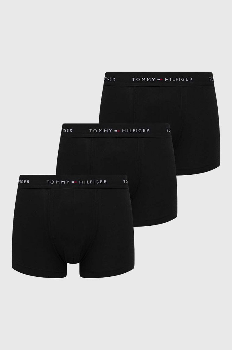 Tommy Hilfiger bokserki 3-pack męskie kolor czarny