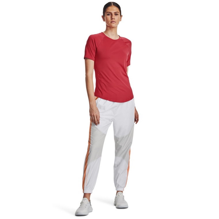 Damskie spodnie treningowe UNDER ARMOUR UA Rush Woven Pant - szare