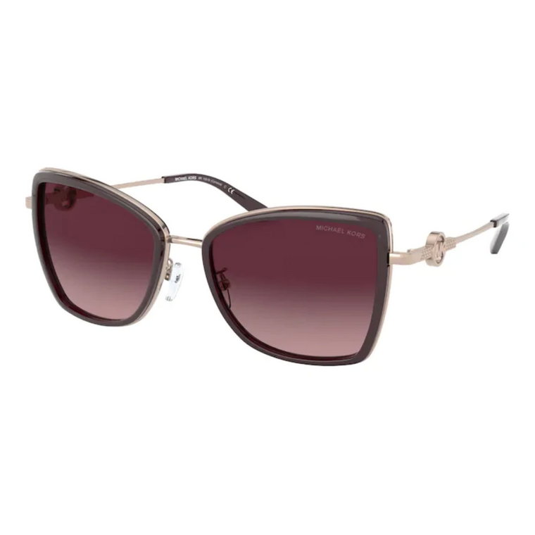 Fioletowo-Bordowe Okulary Corsica Michael Kors