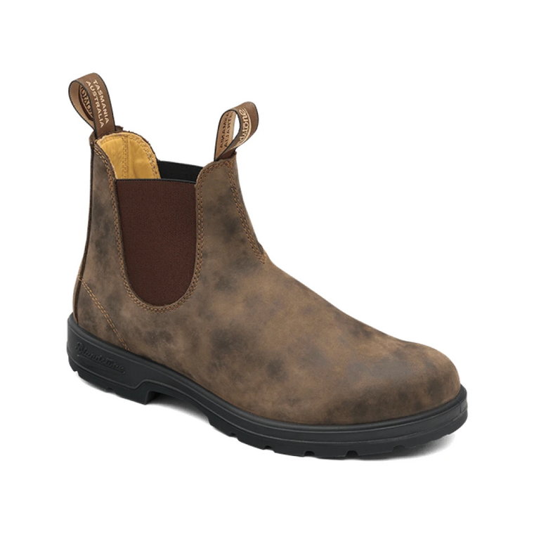 Klasyczne buty Chelsea w kolorze Rustic Crazy Horse Brown Blundstone