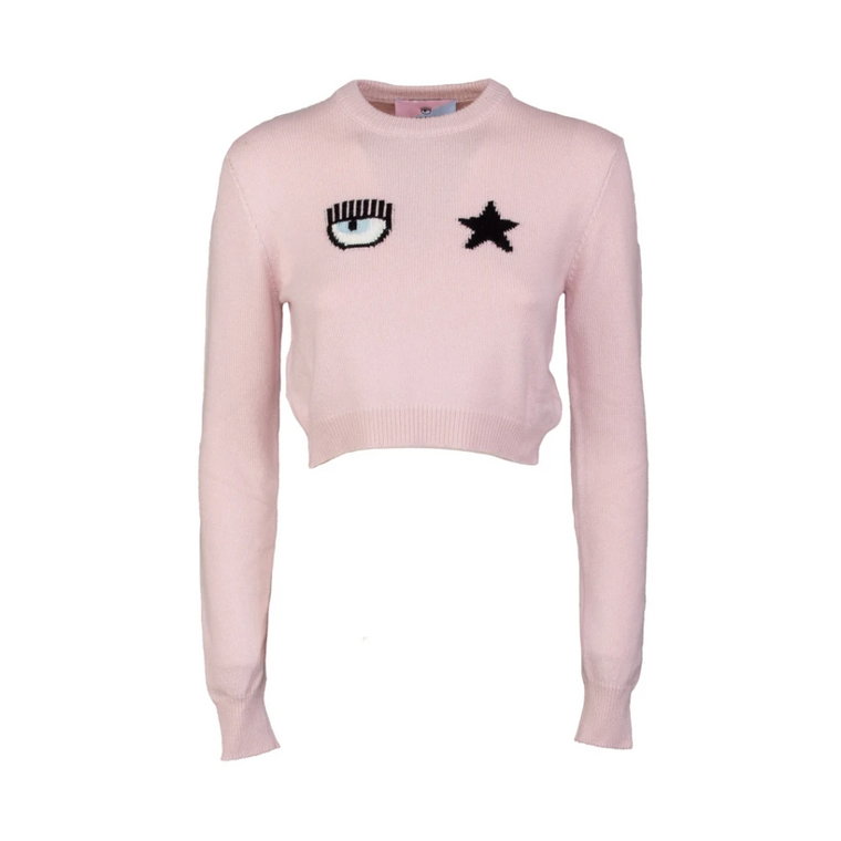 Sweter z okrągłym dekoltem Chiara Ferragni Collection