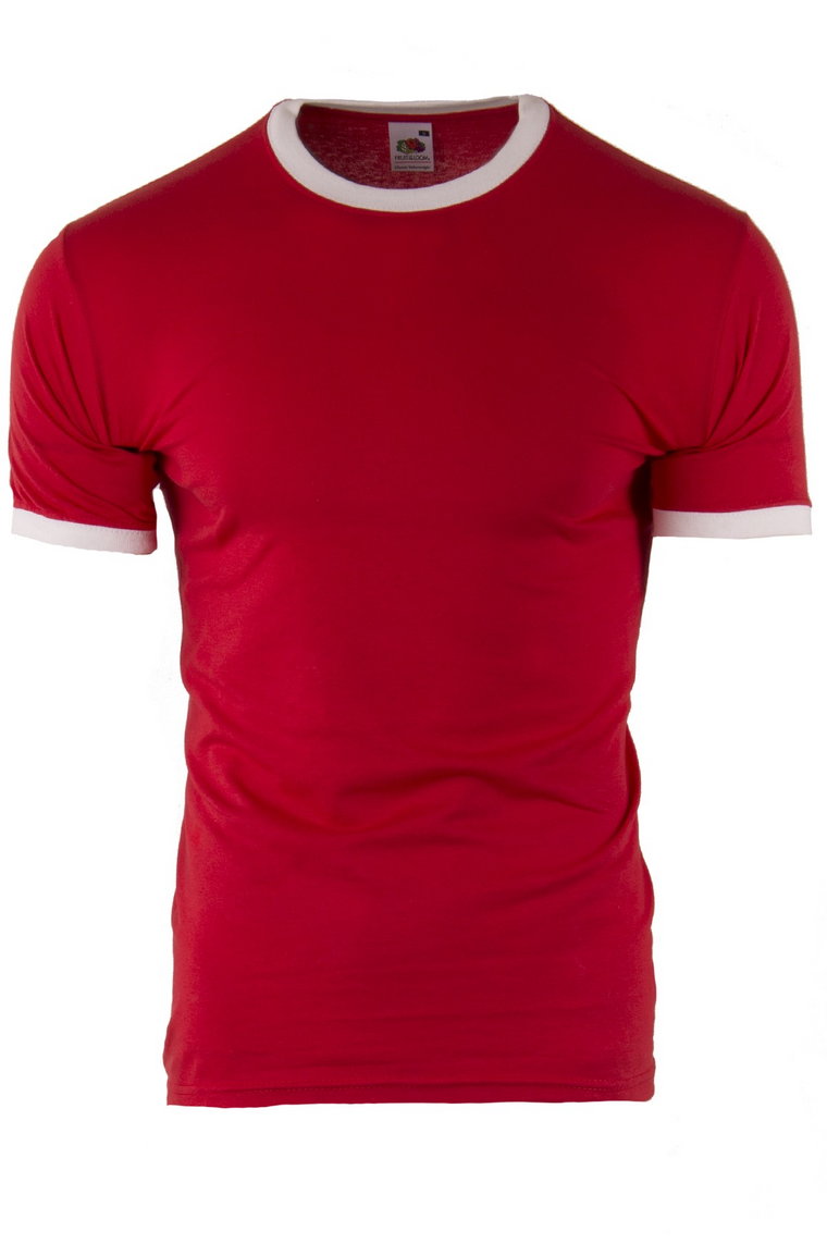 koszulka  Rolly 010 - czerwona/biała